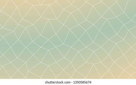 Pattern with abstract line in polygonal mesh style. Template for wallpaper, interior design, decoration, scrapbooking page. Vector illustration