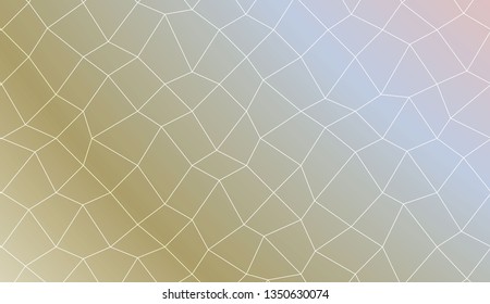 Pattern with abstract line in polygonal mesh style. Template for wallpaper, interior design, decoration, scrapbooking page. Vector illustration