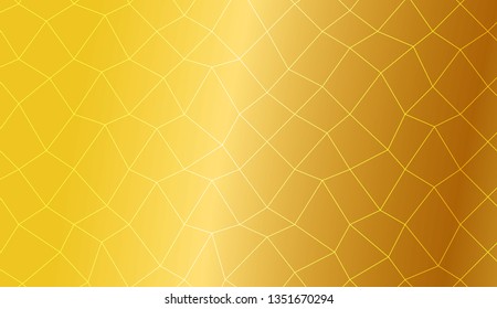 Pattern with abstract line in polygonal mesh style. For modern interior design, fashion print. Vector illustration. Creative gradient color
