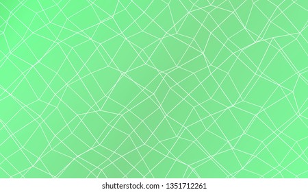 Pattern with abstract line in polygonal mesh style. For modern interior design, fashion print. Vector illustration. Creative gradient color