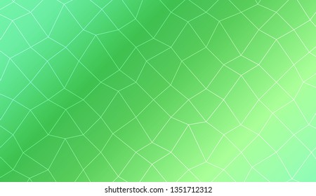 Pattern with abstract line in polygonal mesh style. For modern interior design, fashion print. Vector illustration. Creative gradient color