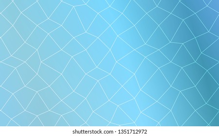 Pattern with abstract line in polygonal mesh style. For modern interior design, fashion print. Vector illustration. Creative gradient color