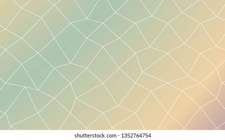Pattern with abstract line in polygonal mesh style. Template for wallpaper, interior design, decoration, scrapbooking page. Vector illustration
