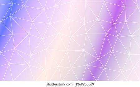 Pattern with abstract line in polygonal pattern with triangles style. For modern interior design, fashion print. Vector illustration. Creative gradient color