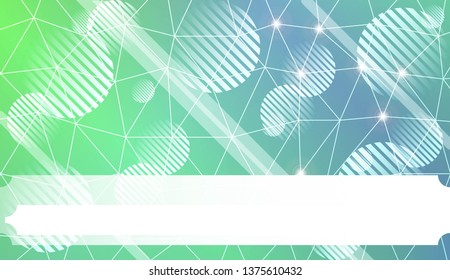 Pattern with abstract line in polygonal pattern with triangles style. For interior wallpaper, smart design, fashion print. Vector illustration. Creative gradient color