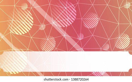 Pattern with abstract line in polygonal pattern with triangles style. For interior wallpaper, smart design, fashion print. Vector illustration. Creative gradient color