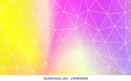 Pattern with abstract line in polygonal pattern with triangles style. For modern interior design, fashion print. Vector illustration. Creative gradient color