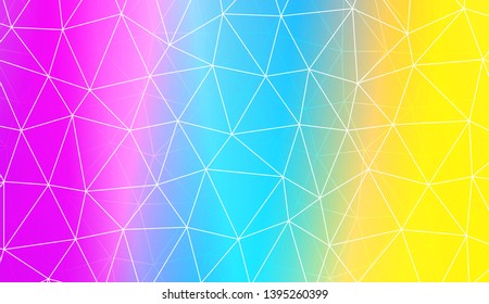 Pattern with abstract line in polygonal pattern with triangles style. For modern interior design, fashion print. Vector illustration. Creative gradient color