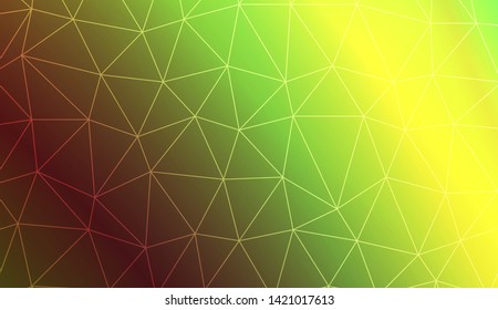 Pattern with abstract line in polygonal pattern with triangles style. FVector illustration. Creative gradient color