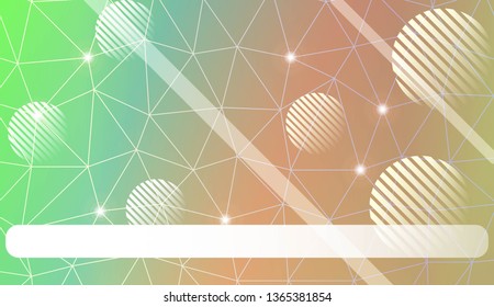 Pattern with abstract line in triangles, line, circle, space for text style. For wallpaper, presentation background, interior design, fashion print. Vector illustration
