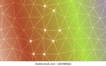 Pattern with abstract line in triangles style. For your home interior wallpaper, fashion print. Vector illustration. Creative gradient color