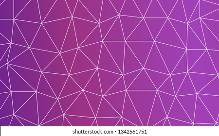 Pattern with abstract line in triangles style. For modern interior design, fashion print. Vector illustration. Creative gradient color.