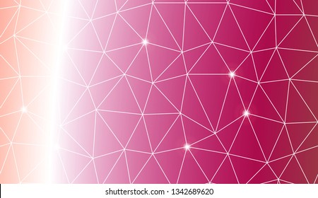 Pattern with abstract line in triangles style. For your home interior wallpaper, fashion print. Vector illustration. Creative gradient color