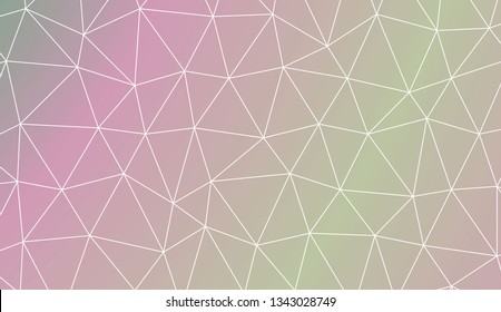 Pattern with abstract line in triangles style. For your home interior wallpaper, fashion print. Vector illustration. Creative gradient color