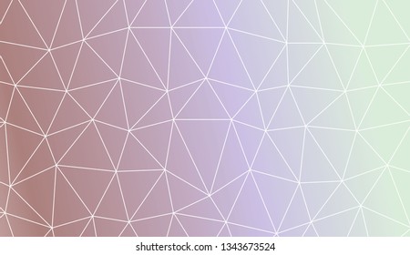 Pattern with abstract line in triangles style. For your home interior wallpaper, fashion print. Vector illustration. Creative gradient color