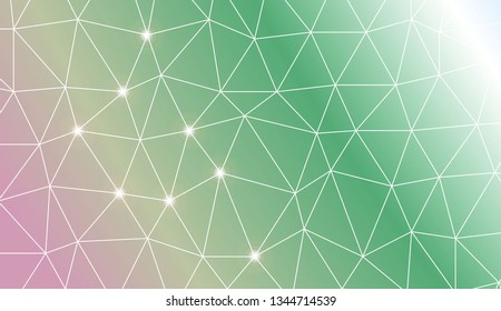 Pattern with abstract line in triangles style. For your home interior wallpaper, fashion print. Vector illustration. Creative gradient color