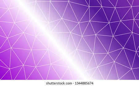 Pattern with abstract line in triangles style. For modern interior design, fashion print. Vector illustration. Creative gradient color.