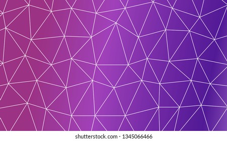 Pattern with abstract line in triangles style. For modern interior design, fashion print. Vector illustration. Creative gradient color.
