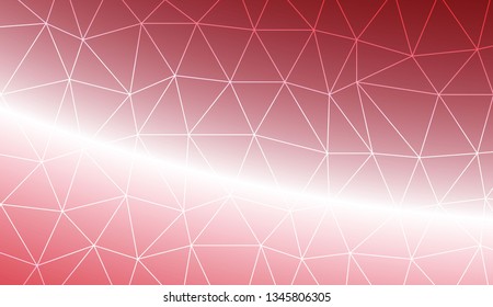 Pattern with abstract line in triangles style. For modern interior design, fashion print. Vector illustration. Creative gradient color.