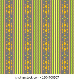 Pattern Abstract Lines Ethnic Cultural Wave Colors