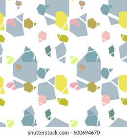 Pattern with abstract motives in white color in the background. Material for card design, textile, background, wallpapers, Gift wrapping paper. Freehand. 