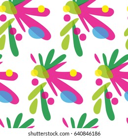 Pattern with abstract motives in white color in the background. Material for card design, textile, background, wallpapers, wrapping paper, texture, vintage