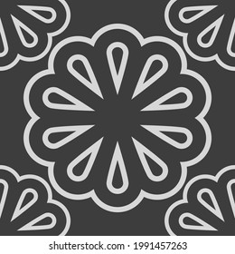 Pattern abstract seamless ethnic vector illustration style design for fabric curtain background carpet wallpaper clothing wrapping batik fabric tile ceramic