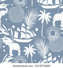 motif, abstrait, harmonieux, fleur, aquarelle, floral, arrière-plan, ethnique, motif, ikat, fond d'écran, ligne, design, art, rétro, botanique, vintage, feuille, tissu, boho, imprimer, flore, plante, batik, peinture