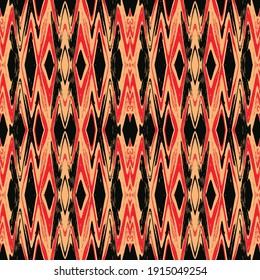 pattern abstract seamless Red Cream Black