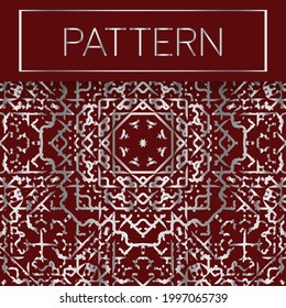 Pattern abstract seamless. vector illustration style design for fabric, curtain, background, carpet, wallpaper,  clothing, wrapping, batik, tile, ethnic, ceramic, decoration.