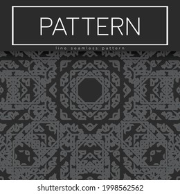 Pattern abstract seamless. vector illustration style design for fabric, curtain, background, carpet, wallpaper,  clothing, wrapping, batik, tile, ethnic, ceramic, decoration.