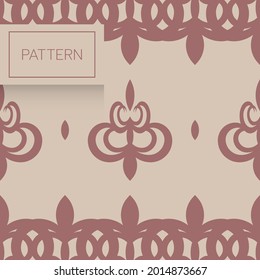 Pattern abstract seamless. vector illustration style design for fabric curtain background carpet wallpaper  clothing wrapping batik tile ethnic ceramic decoration