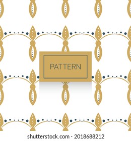 Pattern abstract seamless vector illustration style design for fabric curtain background carpet wallpaper  clothing wrapping batik tile ethnic ceramic decoration