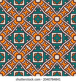 Pattern abstract shape colors. Simple seamless ornament background