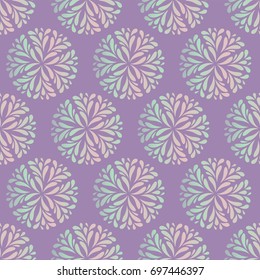 Pattern with abstract shape. Vector illustration.