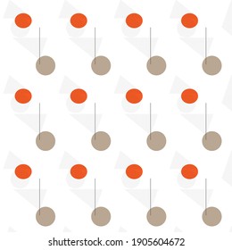 Pattern abstract shapes geometry background ellipse