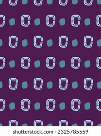 Pattern with abstract shapes on an isolated background.
