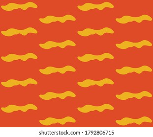 Pattern with abstract shapes and warm colors, Vectors