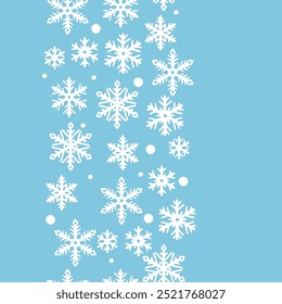 Patrón con copos de nieve abstractos. Fondo de feliz Navidad y feliz año Nuevo.