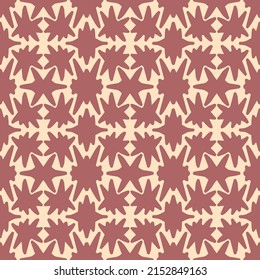 pattern with abstract splashes and spots of brown color on a light background, vector seamless pattern