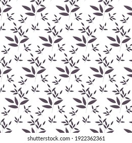 Pattern of abstract spring flower shapes