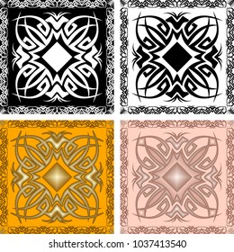 Pattern in abstract style