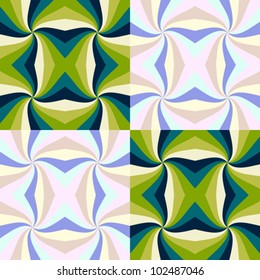 Pattern in abstract style - duotone colors