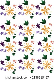 Pattern Abstract Summer flower background 