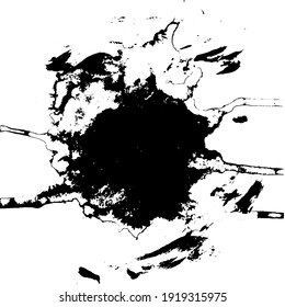 pattern abstract texture ink stains Grunge black and white urban vector texture template. Dark Dirty Dust Overlay Distress Background. Easily create an abstract dotted, scratched, vintage effect with 