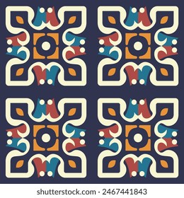 Pattern abstract, vintage, decorative, illustration, vector