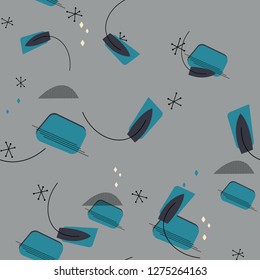 Pattern abstract vintage. Minimal colors design for retro look.