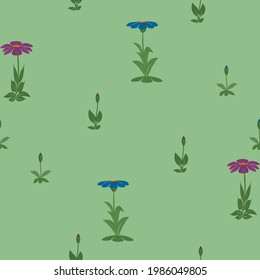 pattern abstraction green leaf flower blue red wallpaper