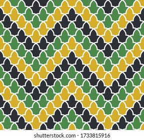 Pattern from the Alhambra palace. Traditional islamic geometric pattern. Arabic mosaic