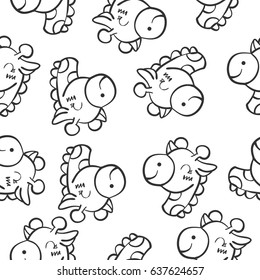 Pattern animal head style design